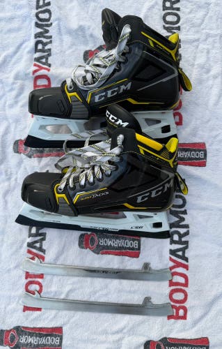 CCM Super Tacks AS3 Pro Hockey Goalie Skates Regular Width 9
