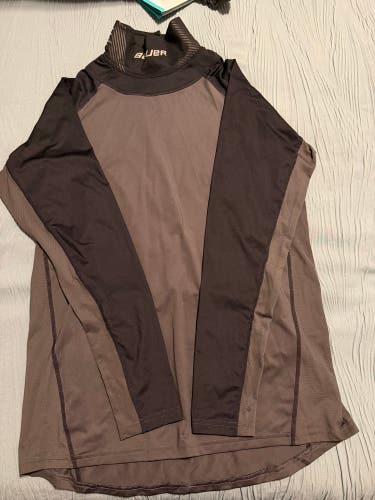 Black Large Men's Bauer Compression (New)