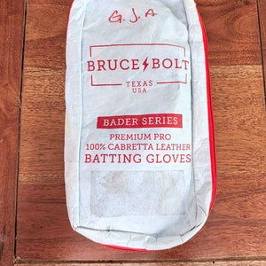 Bruce Bolt Bader Series Batting Gloves, Medium (Used)