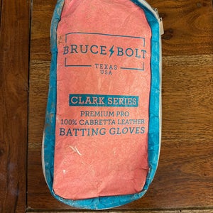 Bruce Bolt Max Clark Series Batting Gloves, Medium (Used)