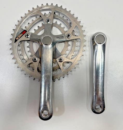 Vintage Shimano Exage FC-M450 170mm 48/38/28 Biopace Triple Crankset CLEAN