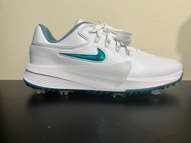 Nike Victory Pro 4 Men's Size 7.5 White Smokey Blue Golf Shoes FZ7611-102 NEW