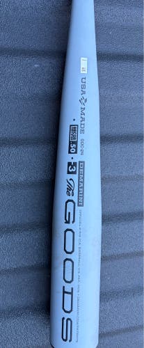 2024 DeMarini The Goods One Piece Alloy BBCOR Certified Bat (-3) 30 oz 33" (Used)