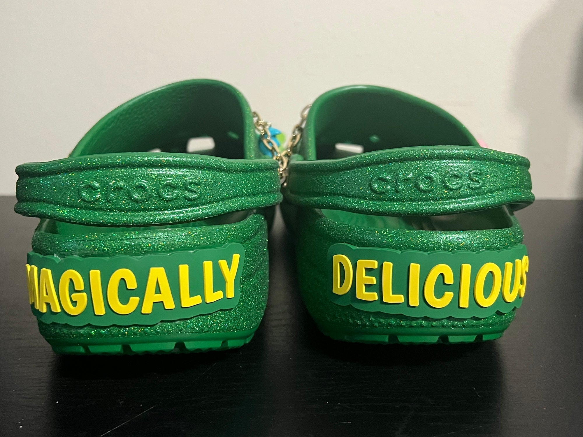 green lucky charm shoes
