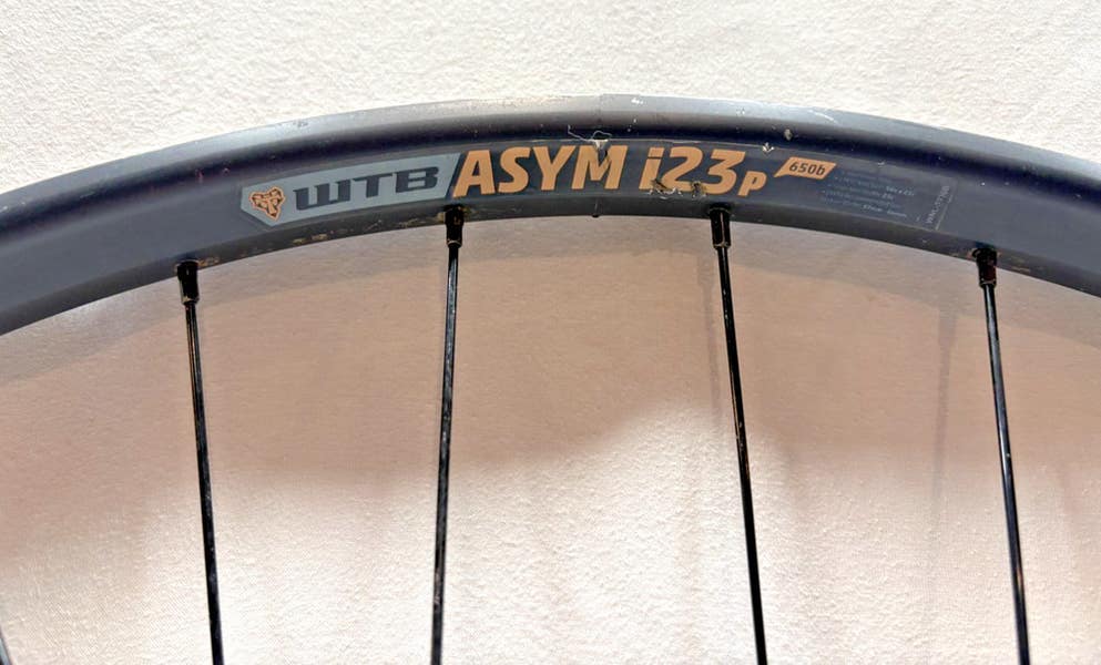 WTB ASYM i23p Tubeless Thru Axle Disc Brake Black Aluminum 27.5