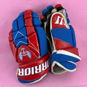RARE Warrior AK27 Gloves Red/Blue SR 14"