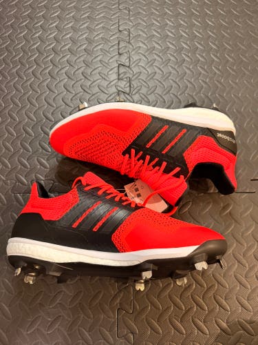 Red Men's Size M 10.5 (W 11.5) Adult Adidas Ultraboost Low Top Metal (New)