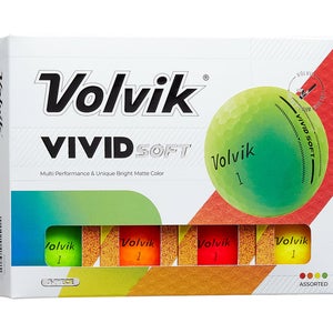 Volvik Vivid Soft Golf Balls (12pk) 1dz, 2025 NEW