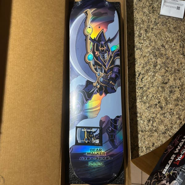 Yu-Gi-Oh Bear Walker Series 2 Holographic Buster Blader Skateboard Deck  484/500 | SidelineSwap | Buy and Sell on SidelineSwap