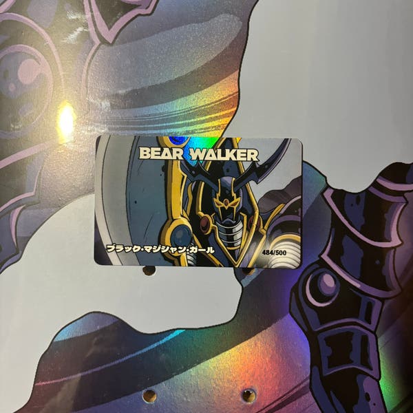 Yu-Gi-Oh Bear Walker Series 2 Holographic Buster Blader Skateboard Deck  484/500 | SidelineSwap | Buy and Sell on SidelineSwap