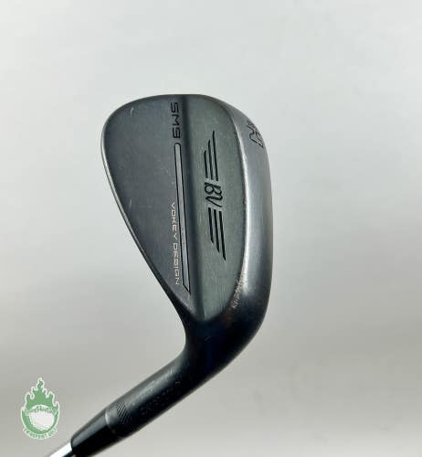 Titleist Vokey SM9 F Grind Jet Black Wedge 52*-08 Stiff Flex Steel Golf Club