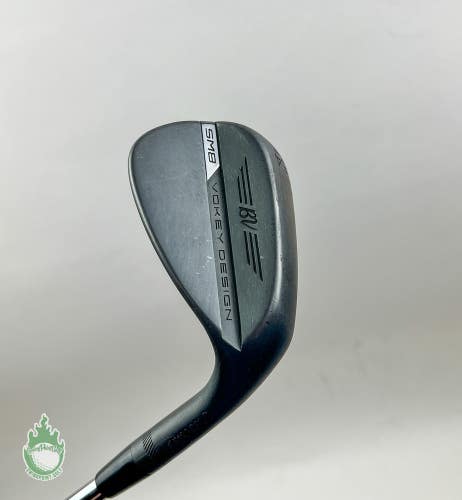 Titleist Vokey SM8 F Grind Jet Black Wedge 54*-14 Wedge Flex Steel Golf Club