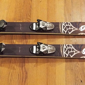 Women's All Mountain 159 cm Fischer Watea 78 Skis With Bindings Max Din 10 (Used)