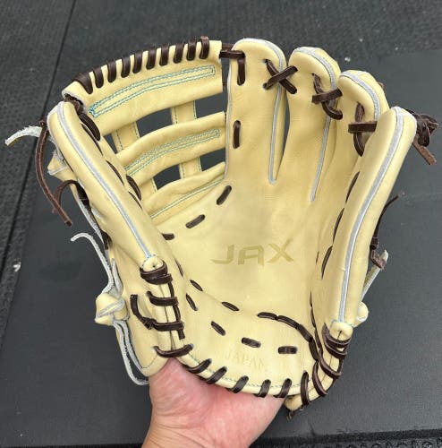 Jax Baseball Glove EN-7 11.5" H-Web Japanese Kip Leather - Blonde/Tan - Near Mint
