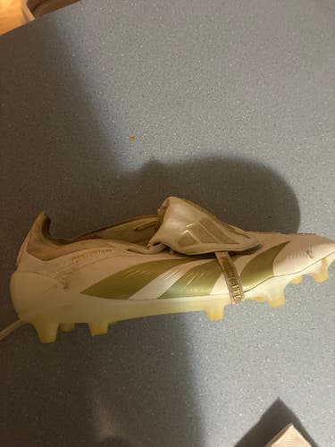 White Men's Size M 10.5 (W 11.5) Adidas Predator Elite FG Cleats (Used)