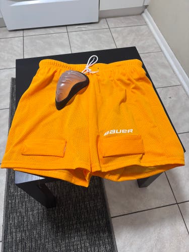 Yellow Large Bauer None Pant Shell (New)