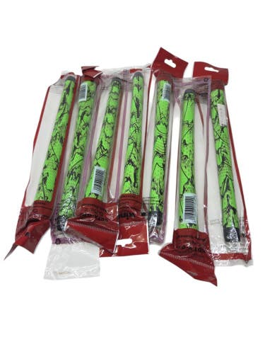 Winn Dri-Tac Grip Black and Green Lot Of Seven