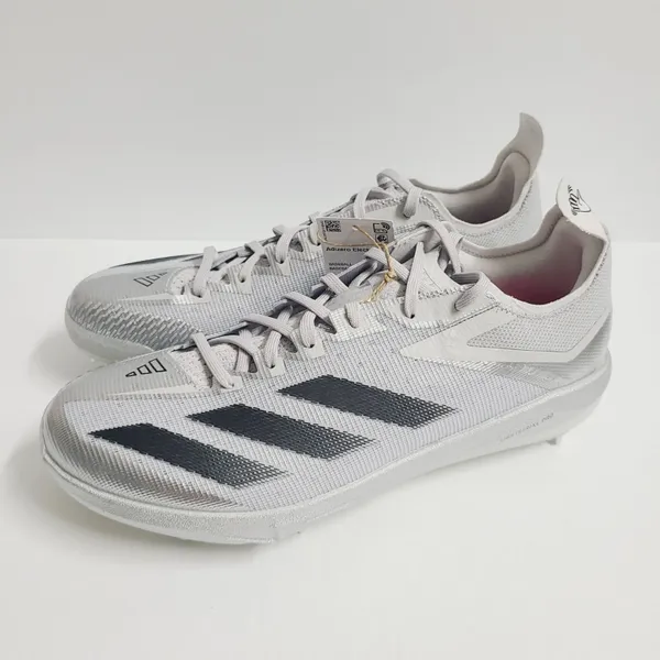 Adidas Adizero Electric+ Silver Speed Pack Baseball Cleats JS2994 Size 8.5 Gray