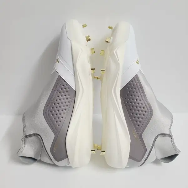 NEW Adidas Adizero Impact+ BSB Baseball Cleats IF8483 Size 10 White Gray 29e3ca3236a91d0f_original.webp main image 2