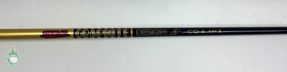 Used Graphite Design Tour AD CQ-6 X-Stiff Flex Driver Shaft TaylorMade Tip