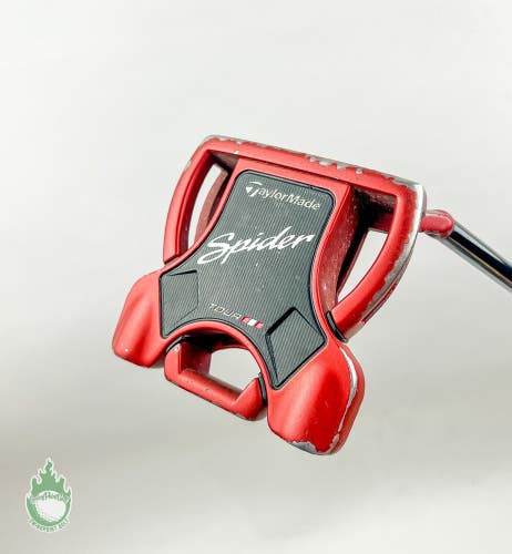 Used Right Handed TaylorMade Spider Tour Red 34" Putter Steel Golf Club