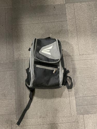 Used Easton BASEBALL 2 BAT BACKPACK BB/SB Player Carry Bag Black 11614-S000229764