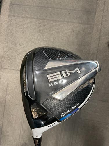 Used Taylormade SIM MAX Mens Driver LH 9.0 Degree 11614-S000229780