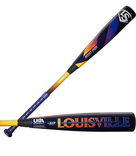 2025 Louisville Slugger Select PWR Hybrid USABat Certified Bat (-10) 18 oz 28" (Used)