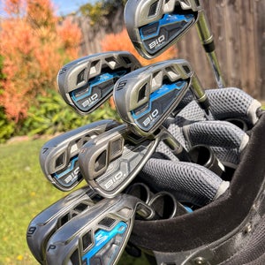 Men's Cobra BiO Cell Right Handed Iron Set Stiff Flex Steel Shaft (Used)