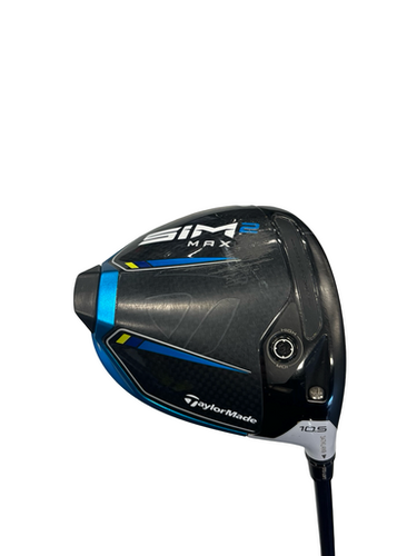 Used Taylormade SIM 2 MAX 10.5 Mens Driver RH 10.5 Degree 11682-S000126557