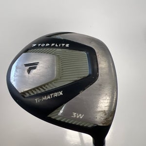 Men's Top Flite TI-MATRIX Right Handed Fairway Wood Regular Flex 3 Wood (Used)
