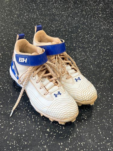 Used Under Armour HARPER 7 MID RM BB/SB Cleats White Senior 7 11849-S000036211