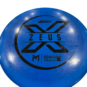 Used Discraft ZEUS Disc Golf Driver Royal Blue 11347-S000262765