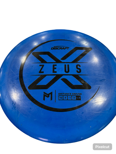 Used Discraft ZEUS Disc Golf Driver Royal Blue 11347-S000262765