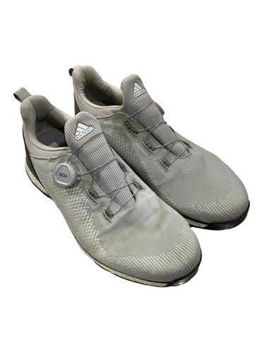 Used Adidas BOOST BOA Mens Golf Shoes Grey Senior 10.5 11347-S000262757