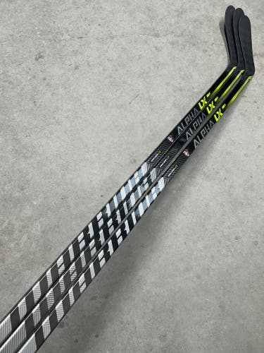 3 PACK 85 Flex P28 Senior Warrior Alpha LX Pro Left Hand Hockey Stick Pro Stock (New)