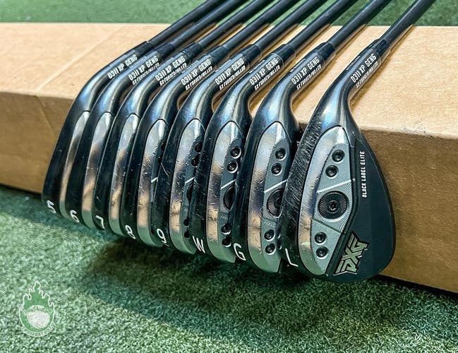 PXG 0311XP Gen 6 Black Label Elite Irons 5-PW/GW/LW 5.5 Regular Graphite Golf