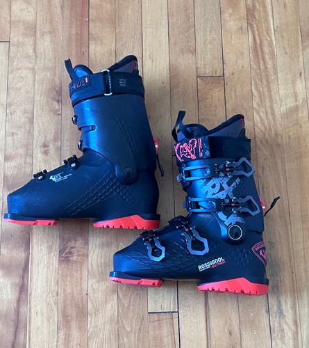 Mondo 25 & 25.5 Unisex Rossignol All Mountain AllTrack 90 Ski Boots Soft Flex (Used)