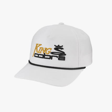 NEW 2026 King Cobra Rope White Adjustable Snapback Hat/Cap