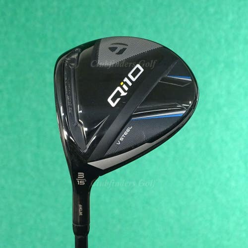 LH TaylorMade Qi10 15 Fairway Wood 3 Fujikura Speeder MD 6-S Graphite Stiff