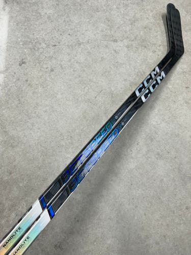 2 PACK 95 Flex P88M Senior CCM JetSpeed FT6 Pro Left Hand Hockey Stick Pro Stock (New)