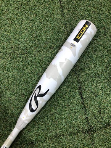 2025 Rawlings Icon Composite Bat USSSA Certified (-10) Composite 20 oz 30" (Used)