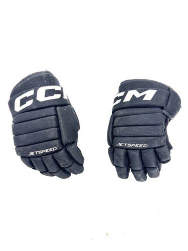 Used CCM JETSPEED Junior Gloves Black 9" 11860-S000303900