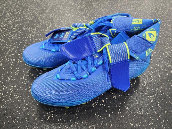 Used Under Armour Adult FB Cleats Royal Blue Senior 9 11849-S000012105