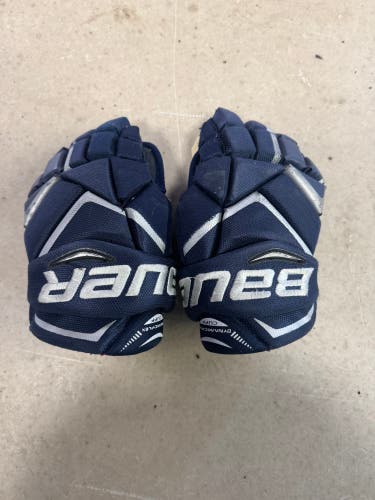 Blue Junior Bauer Vapor X800 Gloves 11" (Used)