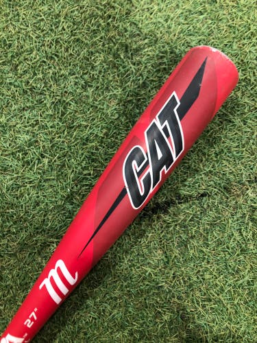 2019 Marucci CAT Alloy Bat USABat Certified (-10) Alloy 17 oz 27" (Used)