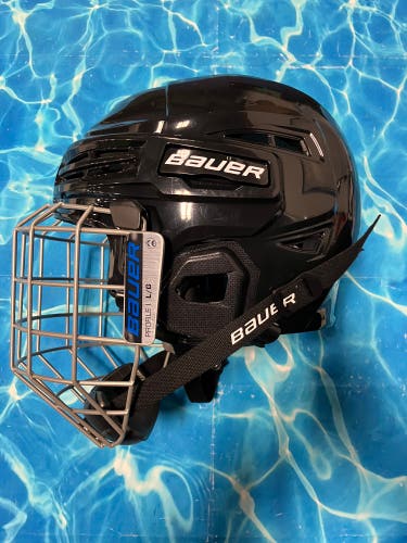 Black Large Bauer IMS 5.0 Helmet (Used)