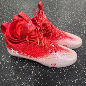 Used Under Armour Adult FB Cleats Red Senior 9 11849-S000012114