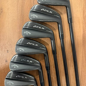 2025 Callaway Callaway Apex Ti Fusion Right Handed Iron Set Stiff Flex Project Shafts