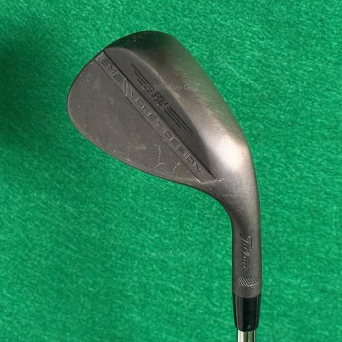 Titleist Vokey SM9 Jet Black 56-12D 56 Sand Wedge Factory Steel Wedge Flex